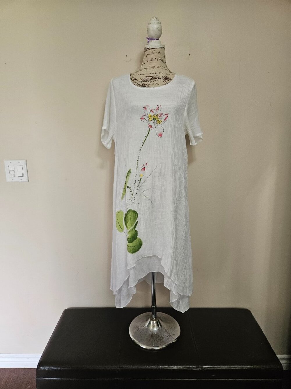 Gauze Dress/Tunic - linen/cotton